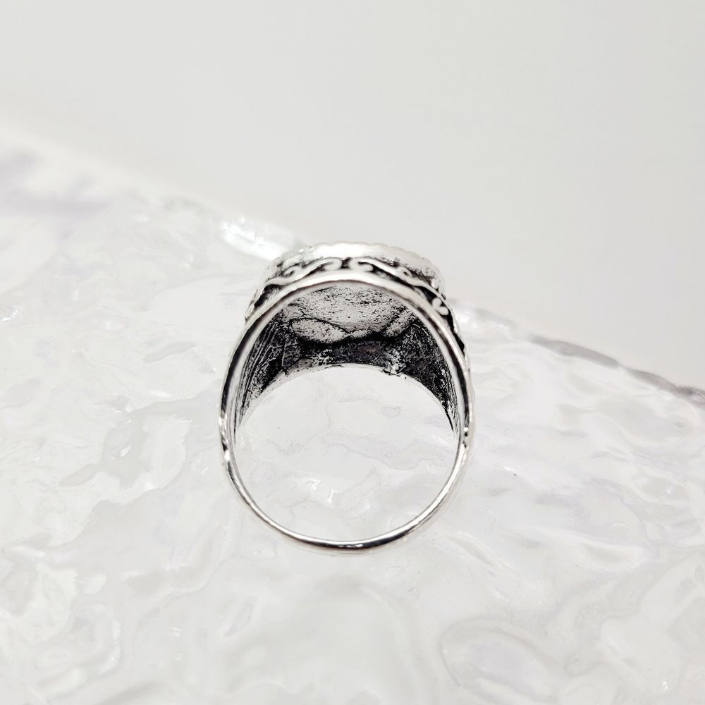 Brand New Silver Leaf Ring Size: 10.75 US - Picture 4 of 8